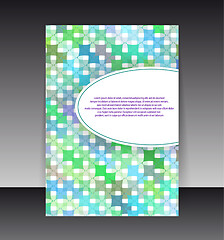 Image showing Flyer or cover design. Folder design content background. editabl