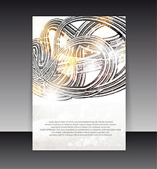 Image showing Flyer or Cover Design. Folder design content background. editabl