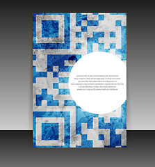 Image showing Flyer or cover design. Folder design content background. editabl