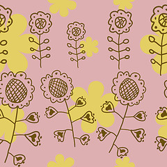 Image showing floral seamless pattern