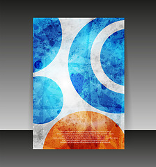 Image showing Flyer or cover design. Folder design content background. editabl