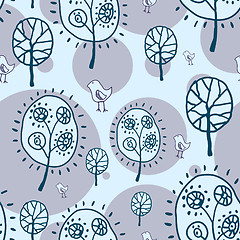 Image showing floral seamless pattern