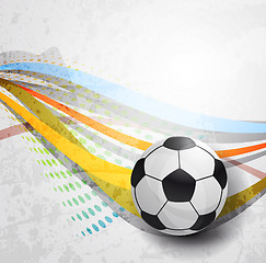 Image showing Soccer design background