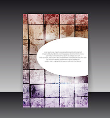 Image showing Flyer or cover design. Folder design content background. editabl