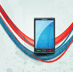 Image showing Vector mobile background