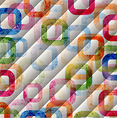 Image showing abstract high-tech graphic design pattern background