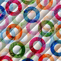 Image showing abstract high-tech graphic design pattern background