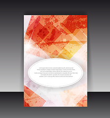 Image showing Flyer or cover design. Folder design content background. editabl