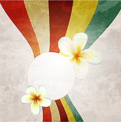 Image showing Vector flowers background