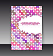 Image showing Flyer or cover design. Folder design content background. editabl