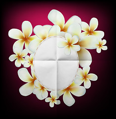 Image showing Vector flowers background