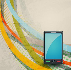 Image showing Vector mobile background