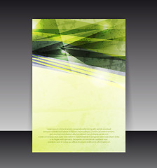 Image showing Flyer or cover design. Folder design content background. editabl