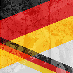 Image showing Abstract pattern for design. Retro paper background. Flag of Ger