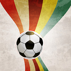 Image showing Soccer design background