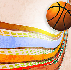 Image showing Basketball Advertising poster. Vector illustration