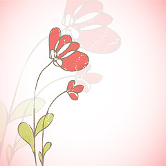 Image showing floral background