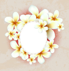 Image showing Vector flower background