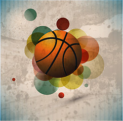 Image showing Basketball Advertising poster. Vector illustration