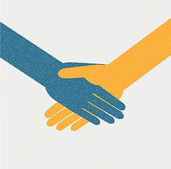 Image showing Handshake background