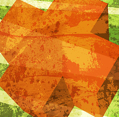 Image showing Abstract background. orange cross