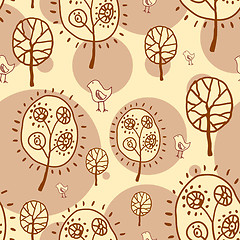 Image showing floral seamless pattern