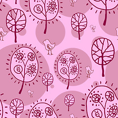 Image showing floral seamless pattern