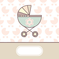 Image showing baby arrival card