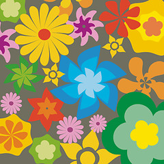 Image showing abstract floral background
