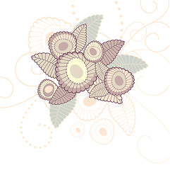 Image showing Cute floral background