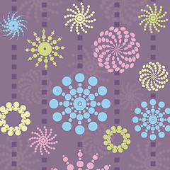 Image showing abstract vector floral background