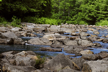 Image showing Rock-filled stream