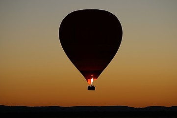 Image showing early morning ballooning