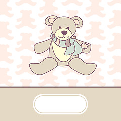 Image showing cute baby arrival card