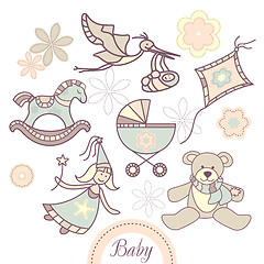 Image showing set of baby products