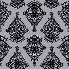 Image showing seamless damask wallpaper