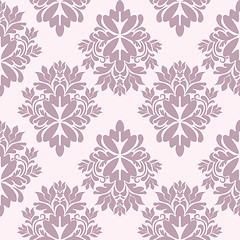 Image showing seamless damask wallpaper