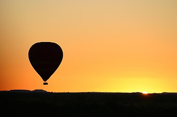 Image showing balloon at sunrise