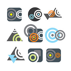 Image showing collection of abstract symbols