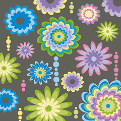 Image showing vector floral background