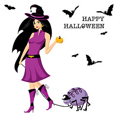 Image showing Beautiful witch