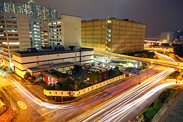 Image showing modern urban city at night 