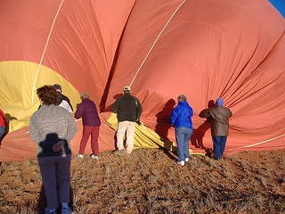 Image showing end of ballooning