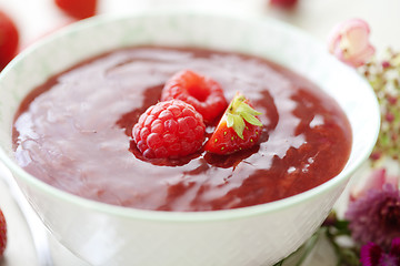 Image showing berry compote