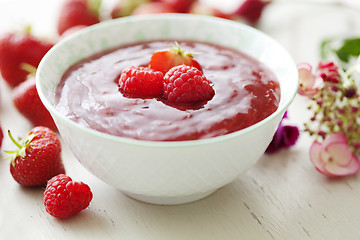 Image showing berry compote