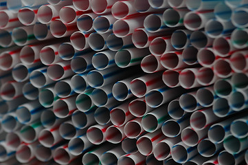 Image showing Drinking straws