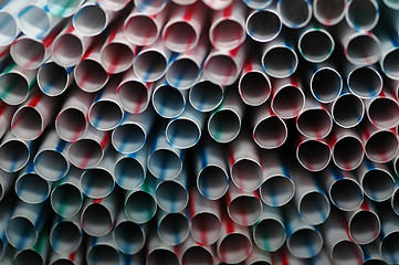 Image showing Drinking straws