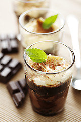 Image showing chocolate mousse