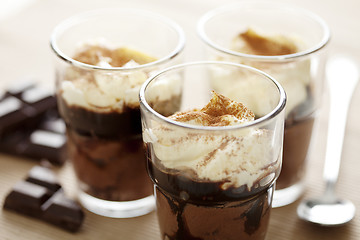 Image showing chocolate mousse