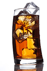 Image showing glass of cola